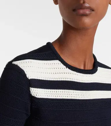 Ralph Lauren Collection Knitted striped crop top | Thumbnail 5