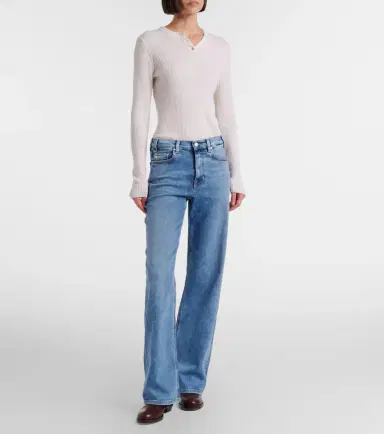 AG Jeans New Baggy wide-leg jeans | Thumbnail 4