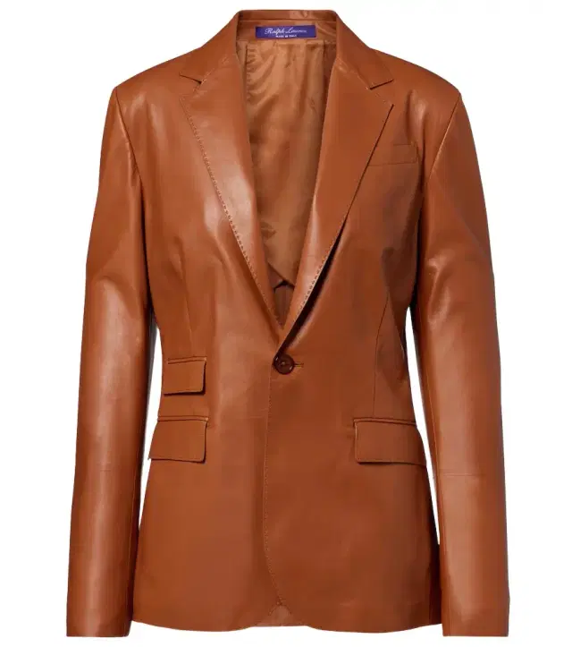 Ralph Lauren Collection Parker leather blazer