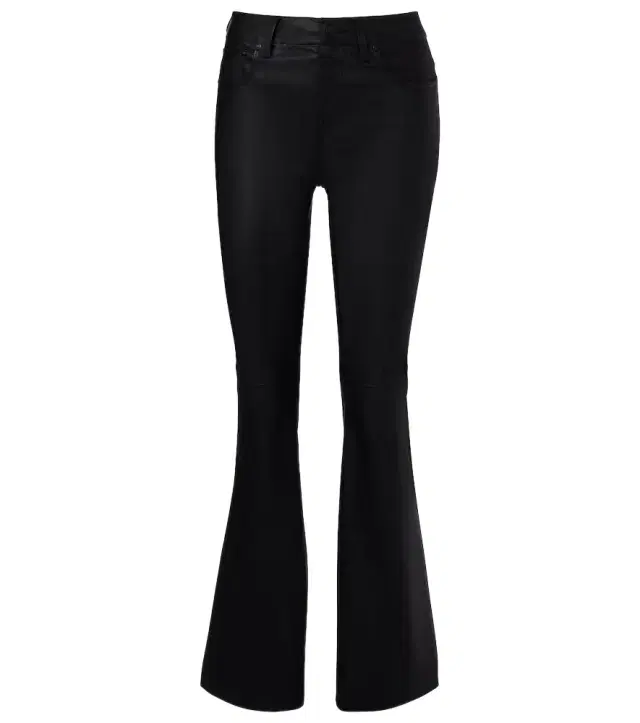Sophie leather bootcut pants