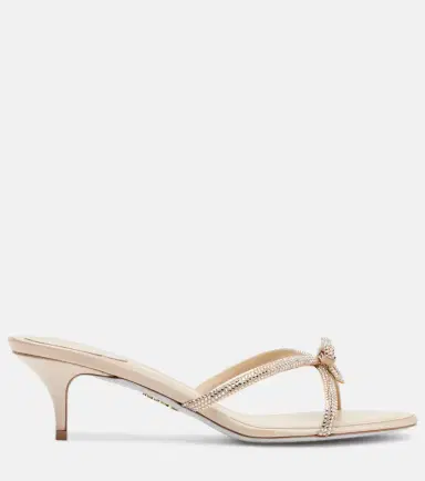 René Caovilla Bow-detail crystal-embellished sandals | Thumbnail 2