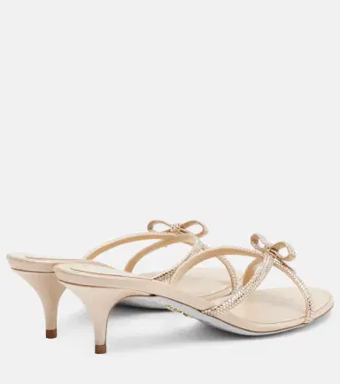 René Caovilla Bow-detail crystal-embellished sandals | Thumbnail 3