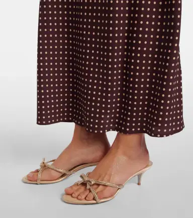 René Caovilla Bow-detail crystal-embellished sandals | Thumbnail 6