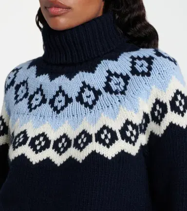 Prada Fair Isle wool and cashmere sweater | Thumbnail 2