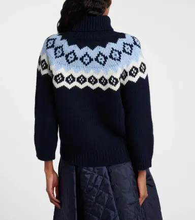 Prada Fair Isle wool and cashmere sweater | Thumbnail 6