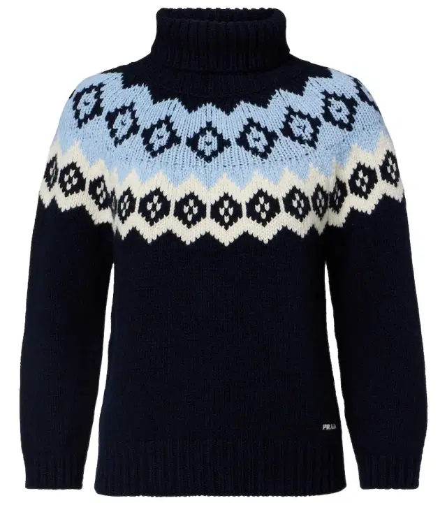 Prada Fair Isle wool and cashmere sweater