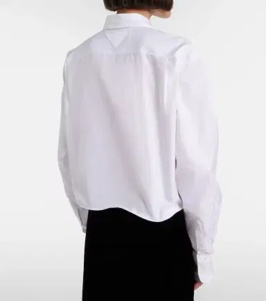 Prada Cotton poplin shirt | Thumbnail 3 Prada Cotton poplin shirt | Thumbnail 3