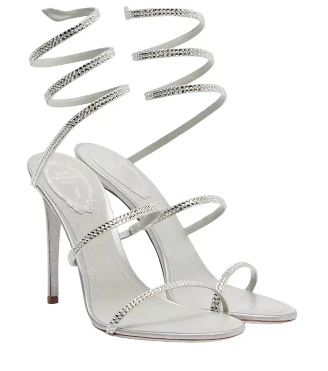 Cleo embellished satin sandals