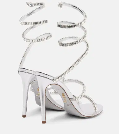 René Caovilla Cleo Spark embellished leather sandals | Thumbnail 3