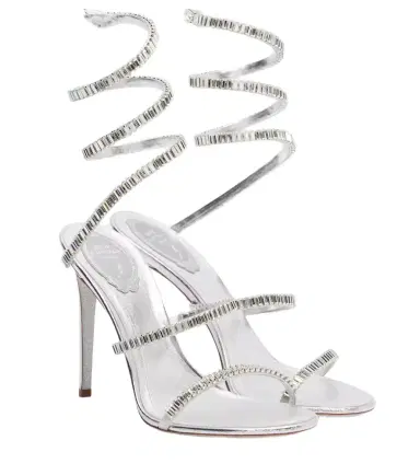 René Caovilla Cleo Spark embellished leather sandals | Thumbnail 1