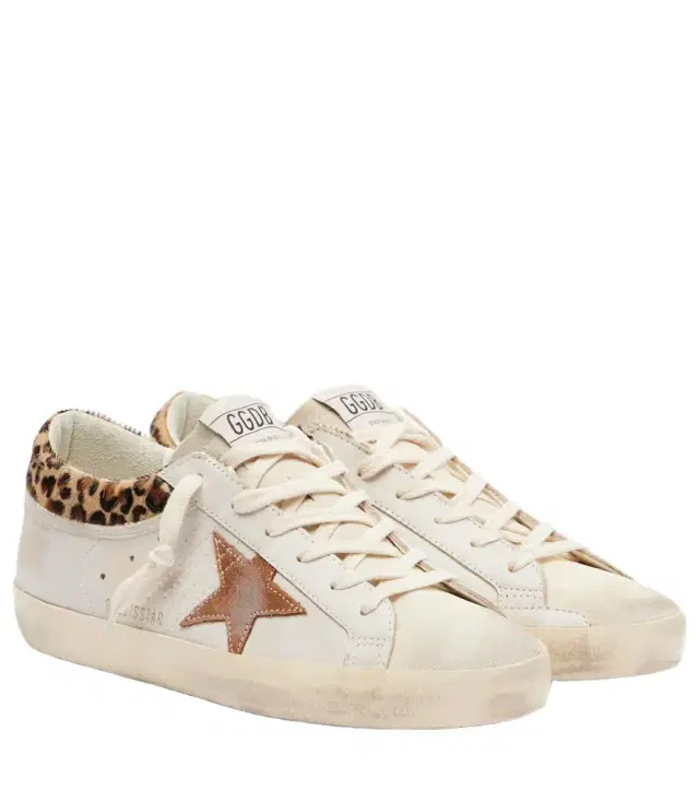 Golden Goose Super-Star calf hair-trimmed suede sneakers