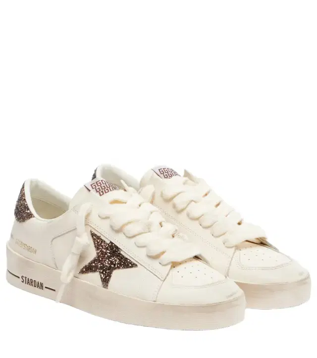 Golden Goose Stardan embellished leather sneakers