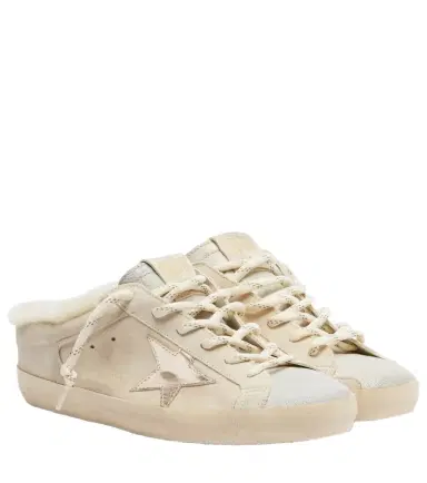 Golden Goose Super-Star shearling-lined suede sneakers | Thumbnail 1 Golden Goose Super-Star shearling-lined suede sneakers | Thumbnail 1
