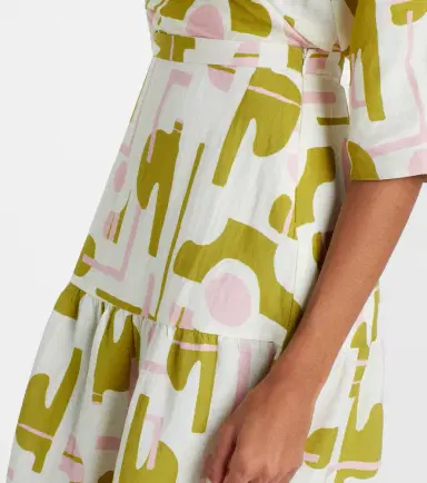 ADRIANA DEGREAS Balearic printed midi skirt | Thumbnail 2