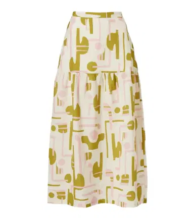 ADRIANA DEGREAS Balearic printed midi skirt | Thumbnail 1