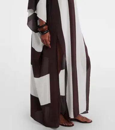 ADRIANA DEGREAS Striped kaftan | Thumbnail 3