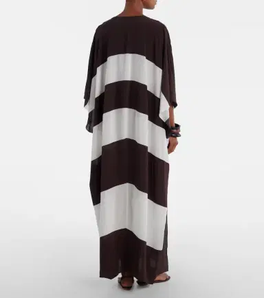 ADRIANA DEGREAS Striped kaftan | Thumbnail 4