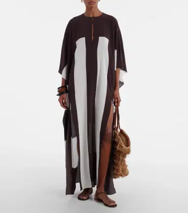 ADRIANA DEGREAS Striped kaftan | Thumbnail 5