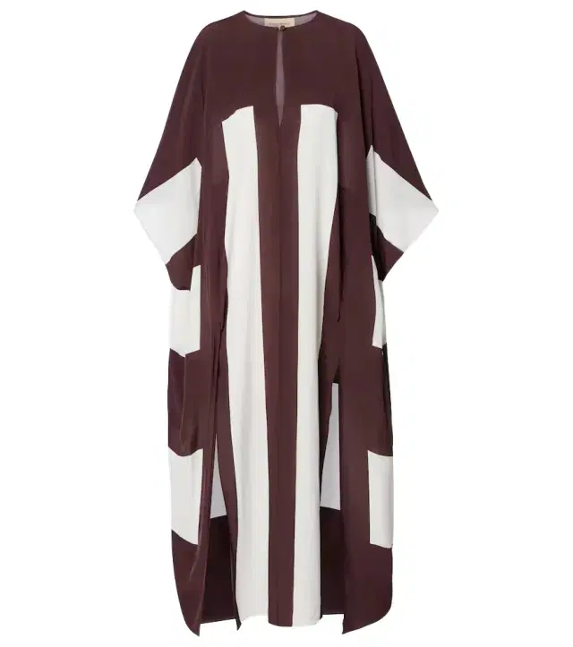 ADRIANA DEGREAS Striped kaftan