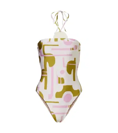 ADRIANA DEGREAS Balearic halterneck swimsuit | Thumbnail 1 ADRIANA DEGREAS Balearic halterneck swimsuit | Thumbnail 1
