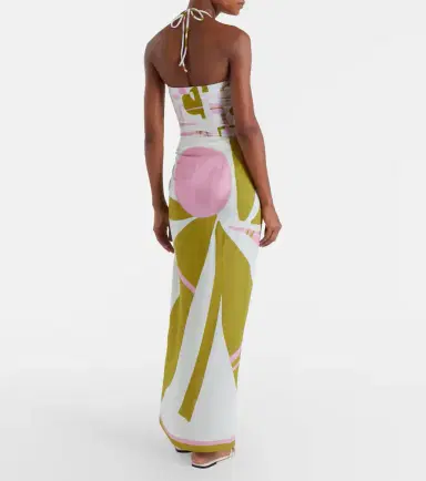 ADRIANA DEGREAS Balearic printed beach cover-up | Thumbnail 2