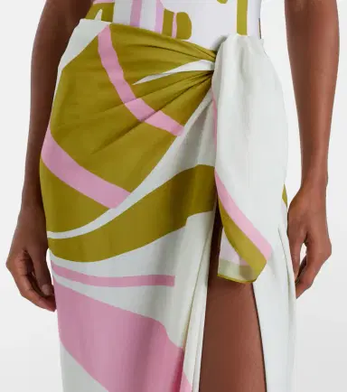 ADRIANA DEGREAS Balearic printed beach cover-up | Thumbnail 4