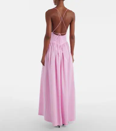 ADRIANA DEGREAS Open-back cotton maxi dress | Thumbnail 2 ADRIANA DEGREAS Open-back cotton maxi dress | Thumbnail 2