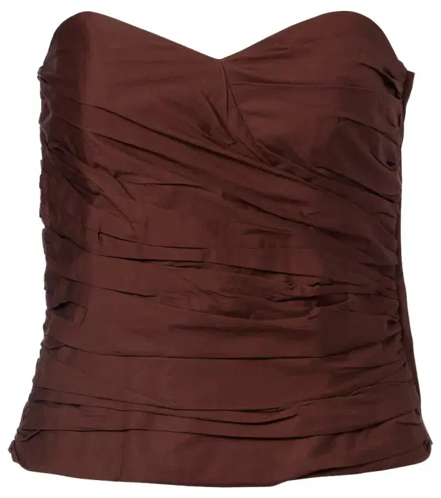 ADRIANA DEGREAS Opulence draped cotton corset