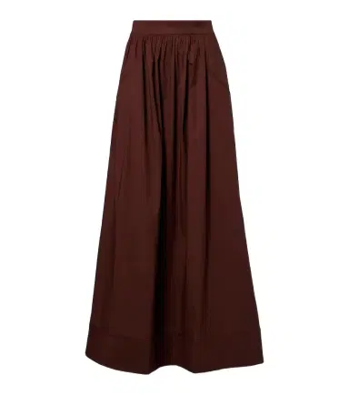 ADRIANA DEGREAS Pleated cotton maxi skirt | Thumbnail 1 ADRIANA DEGREAS Pleated cotton maxi skirt | Thumbnail 1