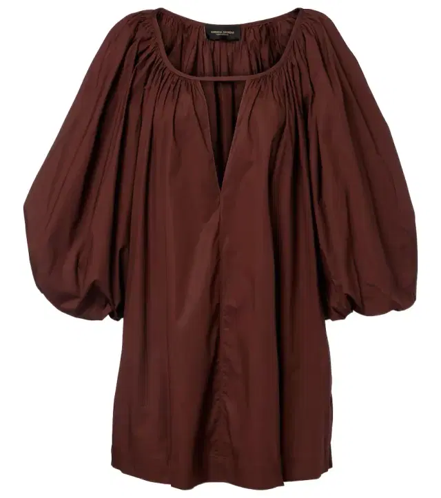 ADRIANA DEGREAS Cotton-blend minidress