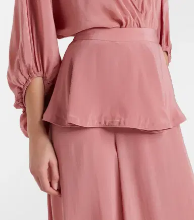 ADRIANA DEGREAS Solid Peplum balloon pants | Thumbnail 6 ADRIANA DEGREAS Solid Peplum balloon pants | Thumbnail 6
