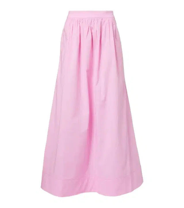 ADRIANA DEGREAS Opulence cotton maxi skirt