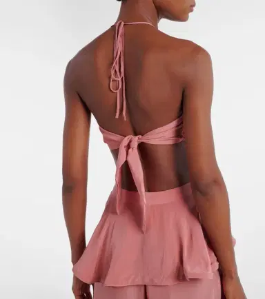 ADRIANA DEGREAS Halterneck top | Thumbnail 4