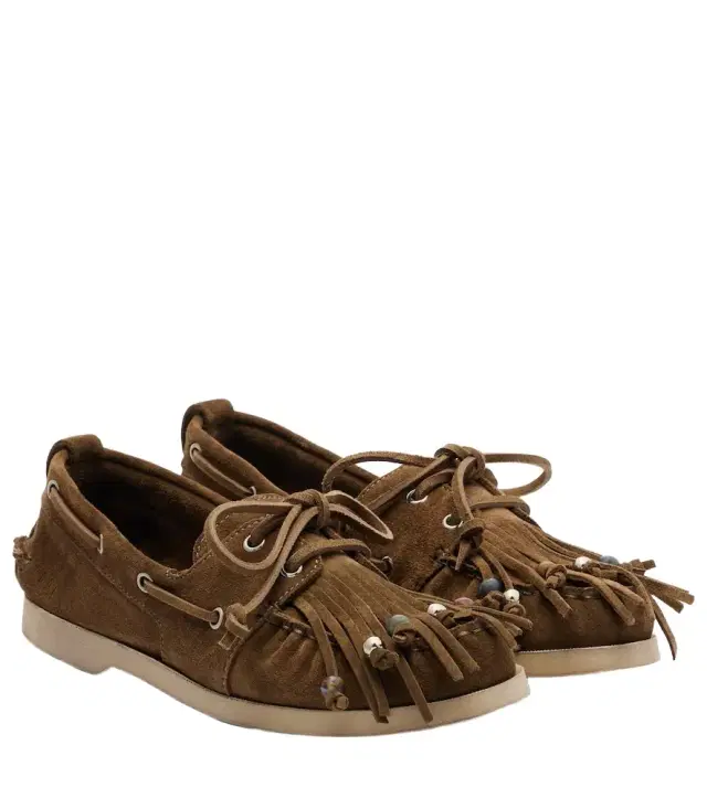 Golden Goose Cruise beaded suede boat shoes