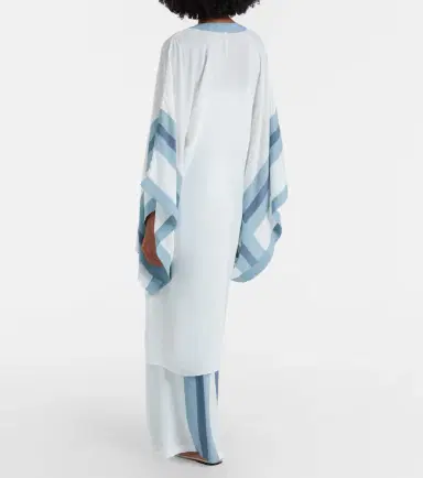 ADRIANA DEGREAS Bold Stripes kaftan | Thumbnail 2