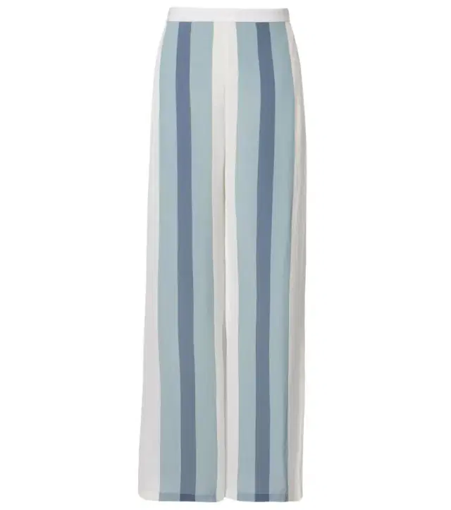 ADRIANA DEGREAS Striped wide-leg pants