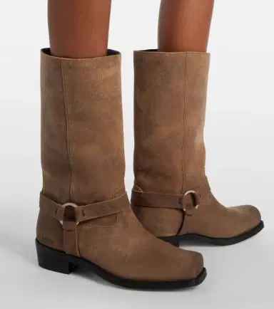 Golden Goose Biker suede mid-calf boots | Thumbnail 5