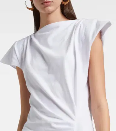Isabel Marant Nadela gathered cotton jersey maxi dress | Thumbnail 2