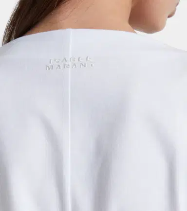 Isabel Marant Nadela gathered cotton jersey maxi dress | Thumbnail 3