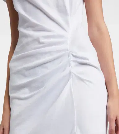Isabel Marant Nadela gathered cotton jersey maxi dress | Thumbnail 4