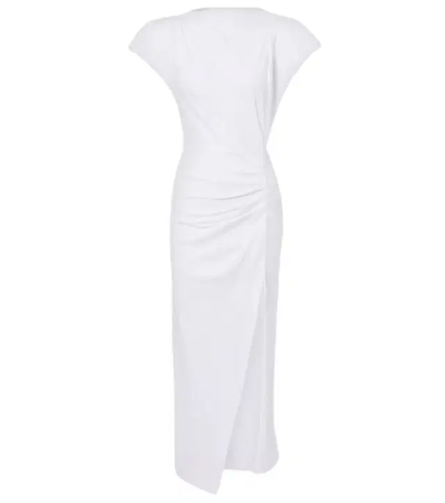 Nadela gathered cotton jersey maxi dress