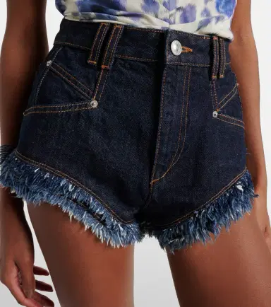 Isabel Marant Eneidala high-rise denim shorts | Thumbnail 5 Isabel Marant Eneidala high-rise denim shorts | Thumbnail 5
