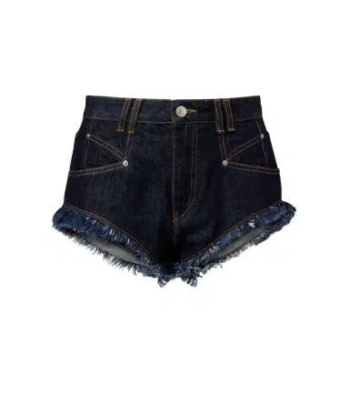 Isabel Marant Eneidala high-rise denim shorts | Thumbnail 1 Isabel Marant Eneidala high-rise denim shorts | Thumbnail 1