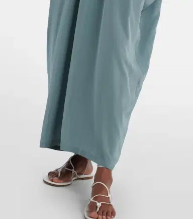 ADRIANA DEGREAS Ring-detail draped kaftan | Thumbnail 3