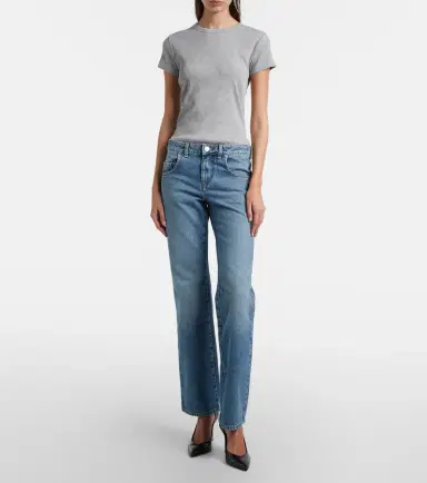 Isabel Marant Dromie mid-rise straight jeans | Thumbnail 4 Isabel Marant Dromie mid-rise straight jeans | Thumbnail 4