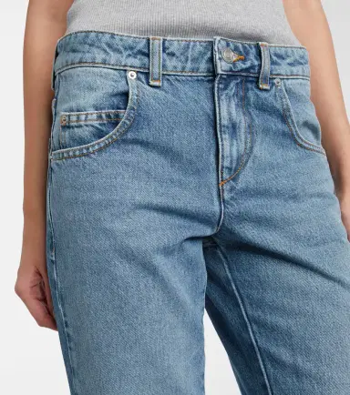 Isabel Marant Dromie mid-rise straight jeans | Thumbnail 5 Isabel Marant Dromie mid-rise straight jeans | Thumbnail 5