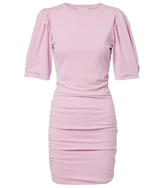 Isabel Marant Mylda draped cotton jersey minidress
