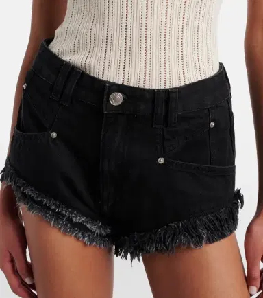 Isabel Marant Eneidala faded denim shorts | Thumbnail 3 Isabel Marant Eneidala faded denim shorts | Thumbnail 3