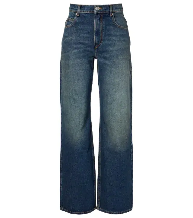 Dromie mid-rise straight jeans