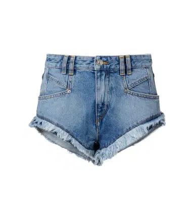 Isabel Marant Eneidala high-rise denim shorts | Thumbnail 1 Isabel Marant Eneidala high-rise denim shorts | Thumbnail 1